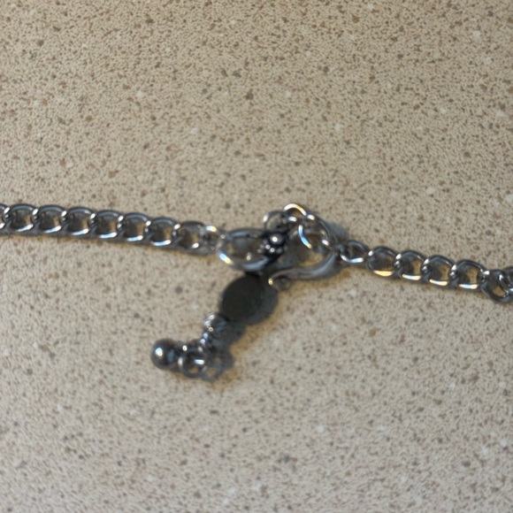 Merchant #2 - Pyrite Adjustable length collarbone necklace handmade stainless - Picture 5 of 6